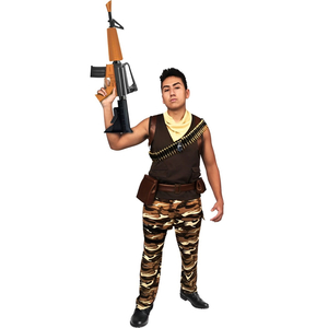 Camo Soldier Costume - Men's