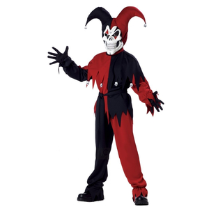 Kids Evil Jester Costume
