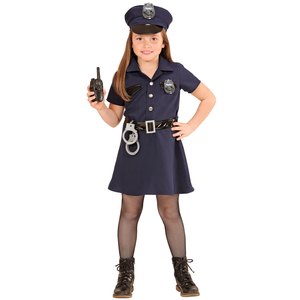 Police Girl Costume - Tween