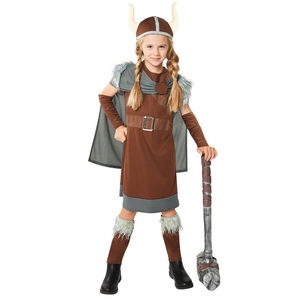 Viking Warrior Queen Costume - Kids