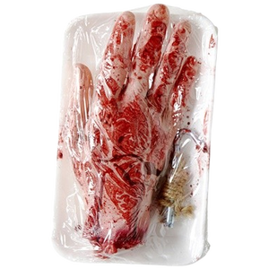Packaged Bloody Cut-off Hand