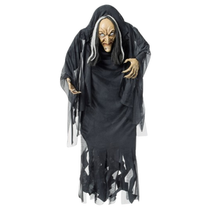 Hunchback Witch Decoration