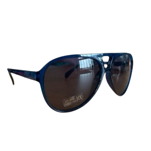 Retro 70's Sunglasses - Blue
