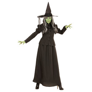 Arms open dark witch costume
