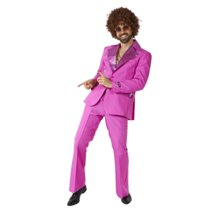 SuitMeister Disco Suit Pink - Posing View