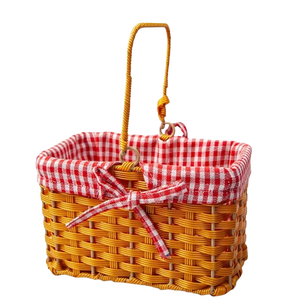 Basket with Red Gingham