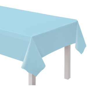 Clear Sky Plastic Table covers - Close up