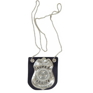 Police Badge Necklace - Full view