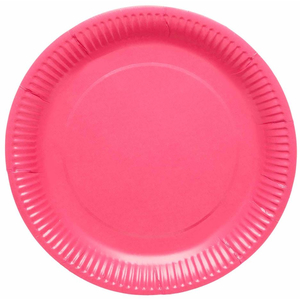 Pink Bubblegum Plates - Close up