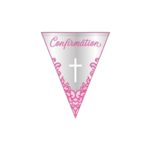 Pink Confirmation Flag Banner