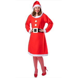 Mrs Claus hands on hip