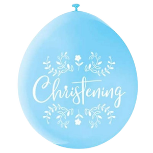 Christening Balloon Blue - 10 Pack