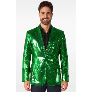 Sequin Green Blazer
