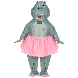 Inflatable Hippo Ballerina