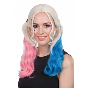 Jester Girl Coloured Wig