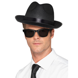 20's Wide Brim Fedora Hat