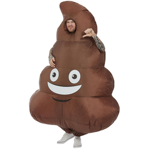Inflatable poop costume