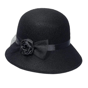1920's Flapper Hat - Black