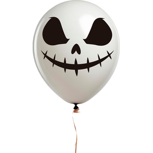 Ghost Head Balloons - 10 pk