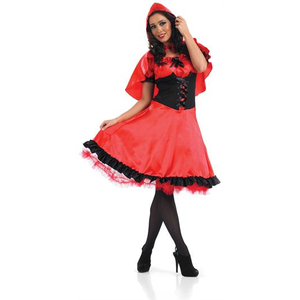 Red riding hood costume long dress