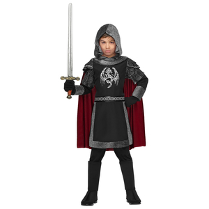 Kids Black Knight Costume