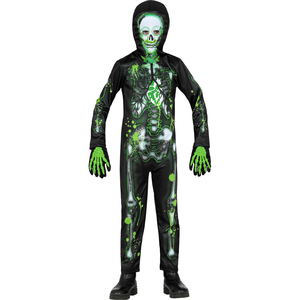 Toxic Skeleton Costume - Green