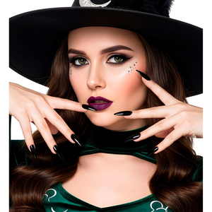 Black Adhesive Nails