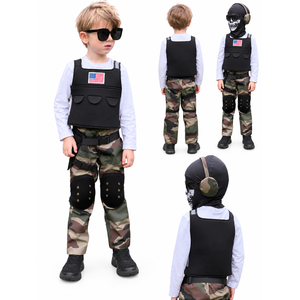 Kids Skeleton Soldier Costume