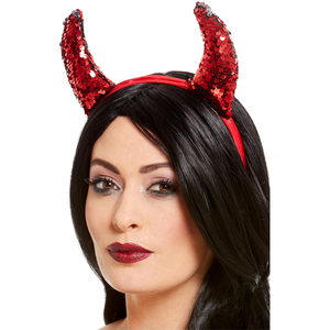 Reversible Sequin Devil Horns