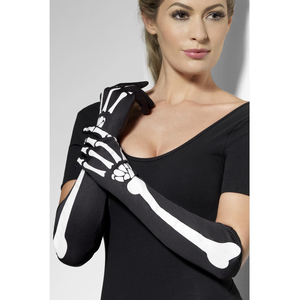 Skeleton Gloves - Black