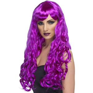 Long Purple Wig