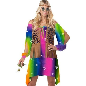 Hippie Chick Multi Costume
