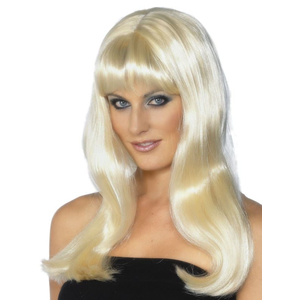blond wig