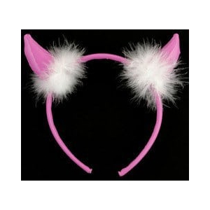 Pvc devil horns hairband