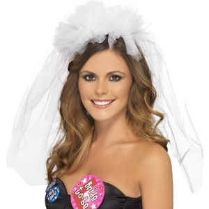 Hen Night Veil Hedband