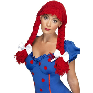 Rag Doll Wig - Red