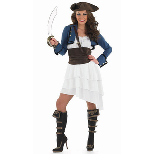 Ra Ra Pirate Girl Ladies Costume