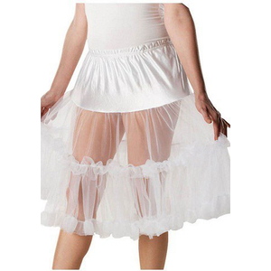 White Adult Petticoat