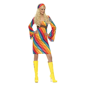 Rainbow Hippie Costume