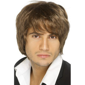 Boy Band Wig - Brown