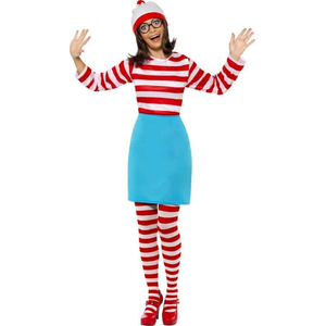 Plus Size Ladies Where's Wally Costume