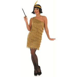 plus size Gold Flapper