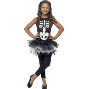 Kids Skeleton Tutu Dress