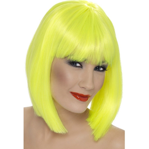 Glam Wig - Neon Yellow