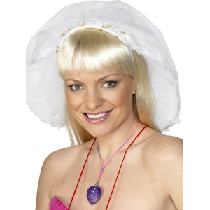 Hen Night Veil - White