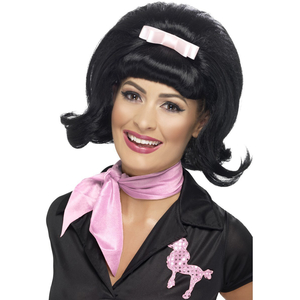 Beehive Bob Wig - Black