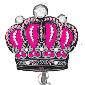 Diamond Crown Foil Balloon - 25"x26"