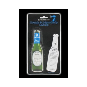 Drunk & Disorderly Labels - 5 Pack