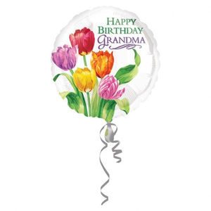 ppy Birthday Grandma Foil Balloon - 17"