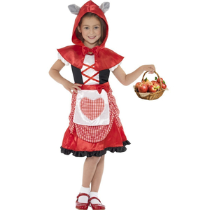 Tween Red Kids Riding Hood Costume